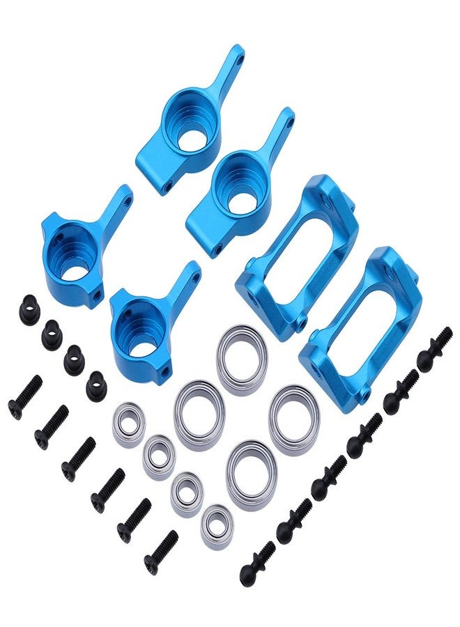 HobbyPark Front & Rear Aluminum Steering Knuckles Hub Base C Carrier Upgrade Kit for 1/18 Wltoys A959 A959B A969 A979 K929 A959-B A969-B A979-B RC Car - Image 4