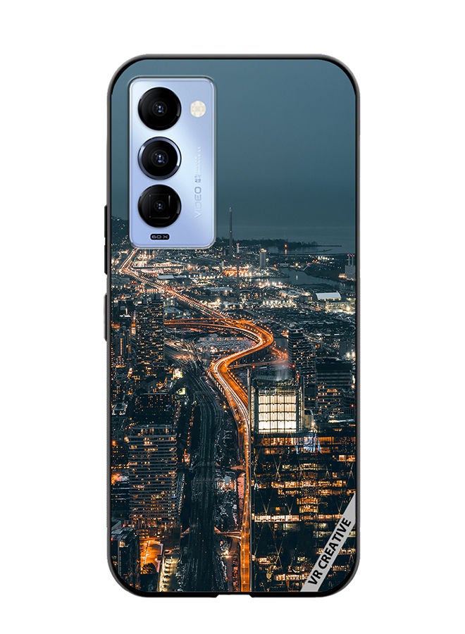 VR CREATIVE Protective Case Cover For Tecno Camon 18/18 P Pas Sans Logo Design Multicolour - Image 1