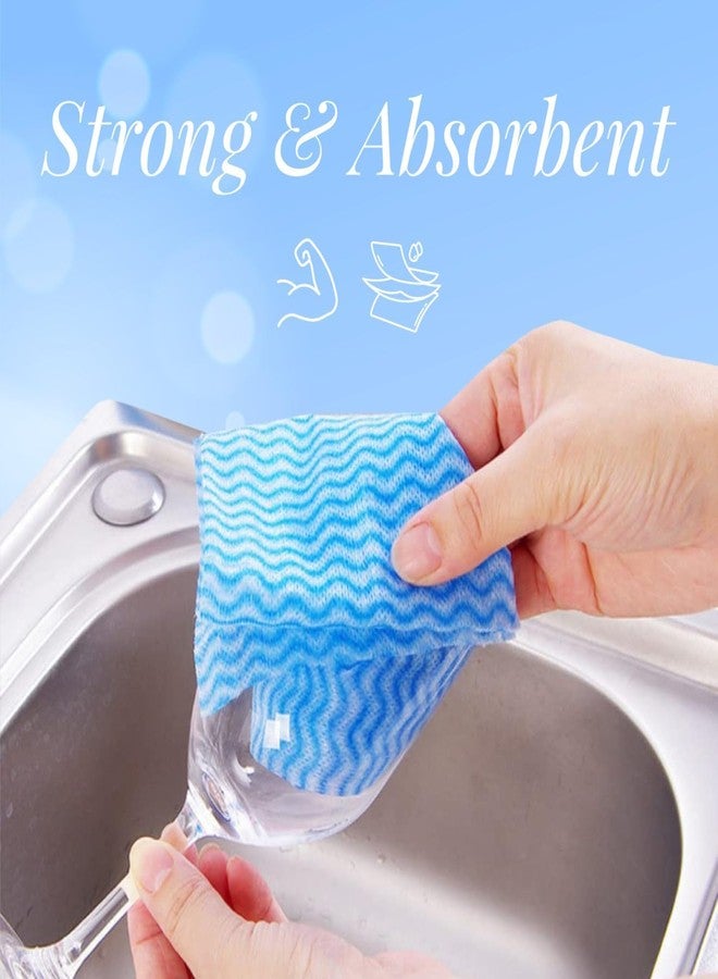 Warmfinity Pack of 2 Multipurpose Kitchen Roll/Tissue/Towel Washable & Quick-Dry Non-Woven Super Absorbent Reusable Tissue Roll 80 Pulls in each roll - Image 3