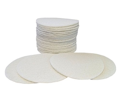 Starcke Scouring Pads, 5 inch 25 Pack Sanding Pads, White Automotive Sandpaper for Automotive Paint & Paint Supplies, Non Abrasive Auto Body Supplies, Aluminum Oxide Surface Conditioning Scuff Pad - Image 3