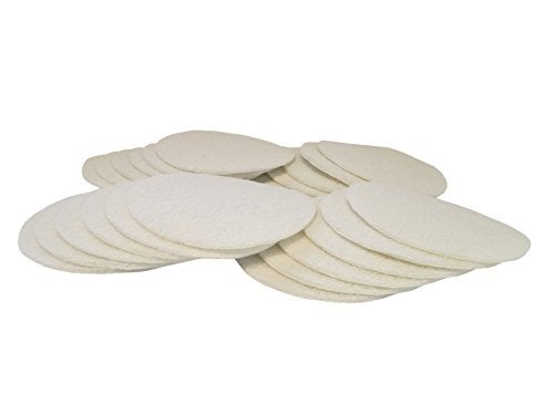 Starcke Scouring Pads, 5 inch 25 Pack Sanding Pads, White Automotive Sandpaper for Automotive Paint & Paint Supplies, Non Abrasive Auto Body Supplies, Aluminum Oxide Surface Conditioning Scuff Pad - Image 4