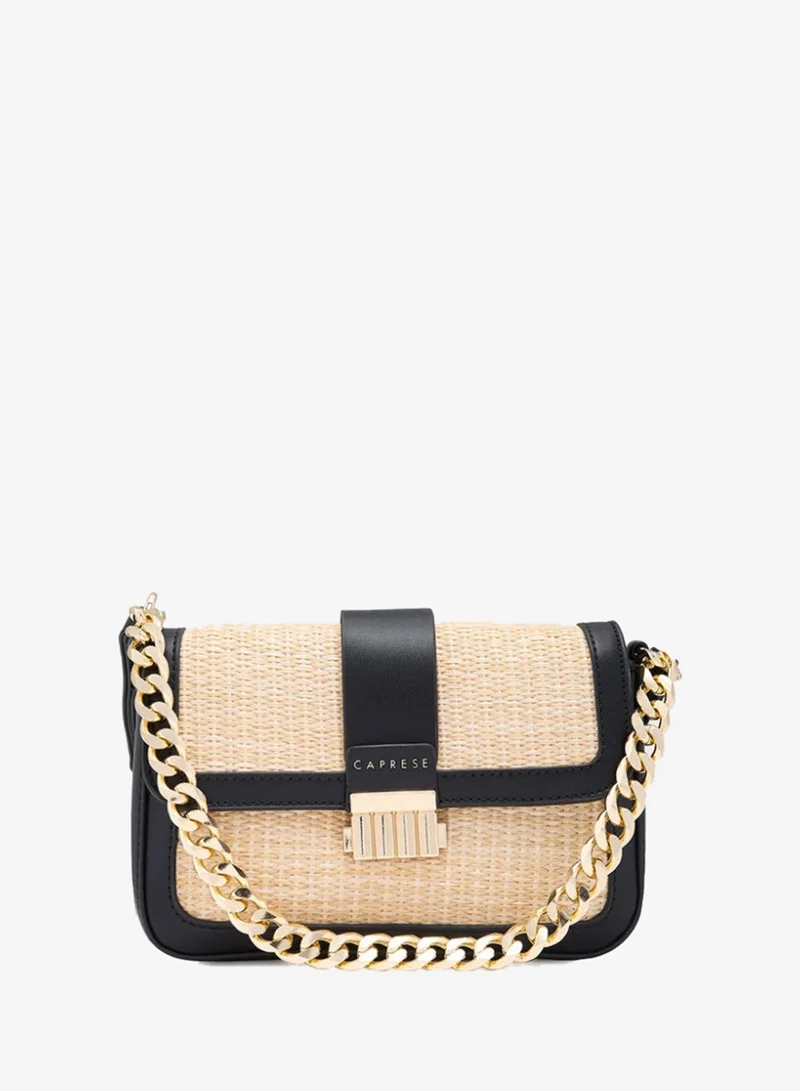 Caprese GEORGIA CROSSBODY SMALL BLACK AND BEIGE