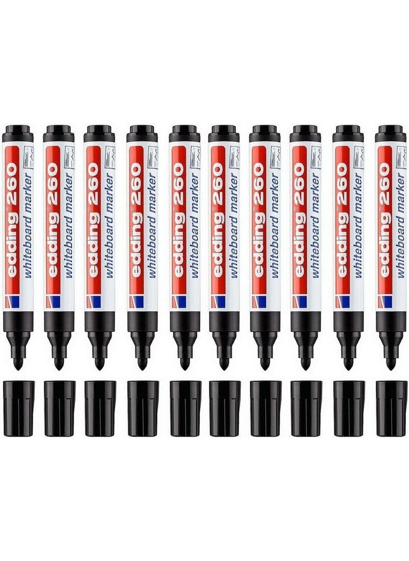 Edding Black 260 Blackboard Marker 10" Box 