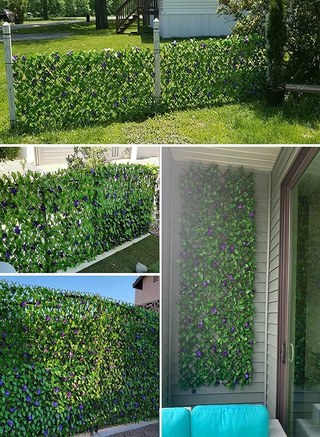DOEWORKS Expandable Fence Privacy Screen for Balcony Patio Outdoor, 1PC Faux Ivy Fencing Panel for Backdrop Garden Backyard Home Decorations - Image 4