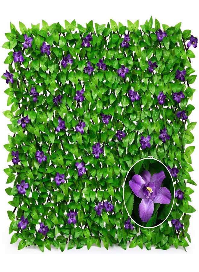DOEWORKS Expandable Fence Privacy Screen for Balcony Patio Outdoor, 1PC Faux Ivy Fencing Panel for Backdrop Garden Backyard Home Decorations - Image 1