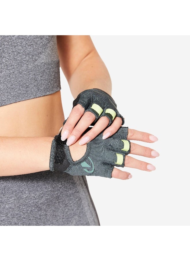 CORENGTH CORENGTH BY DECATHLON,Breathable & Durable Fitness Gloves - Dark Green & Black  - Image 1