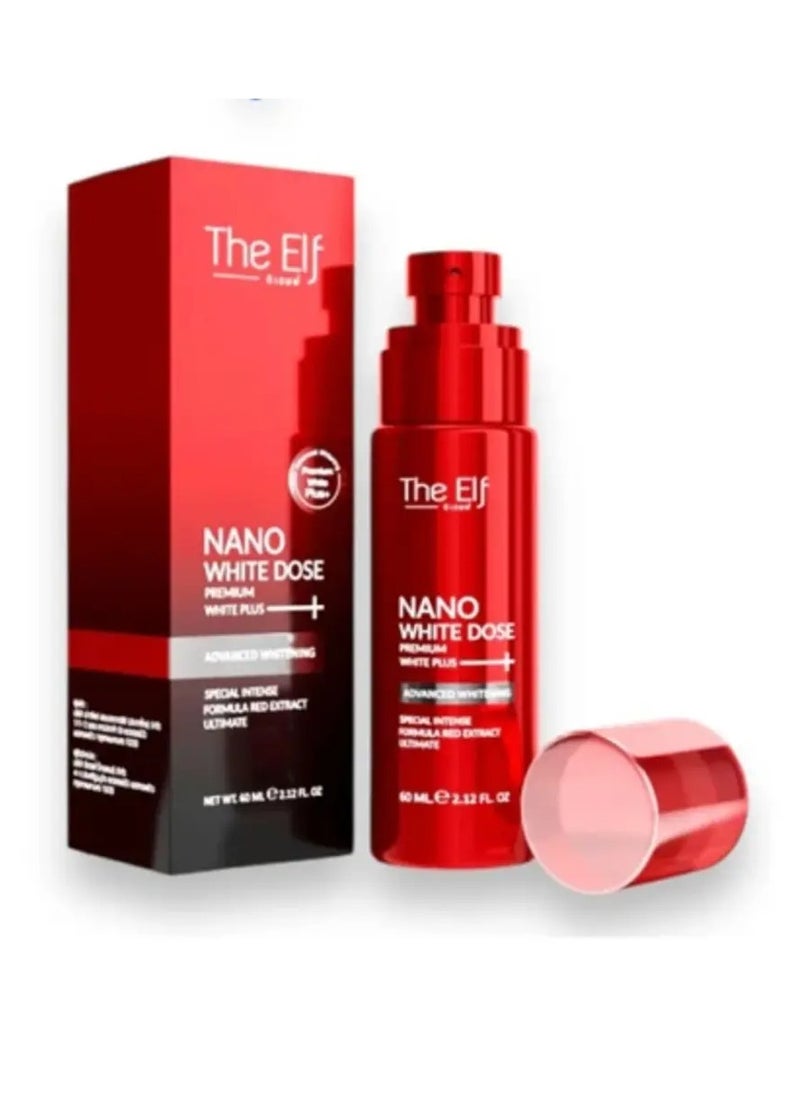 The Elf The Elf Nano White Dose Brightening Serum - 60ml | Hydrating Facial Serum with Vitamin C & Hyaluronic Acid | Skin Tone Support Formula  - Image 2
