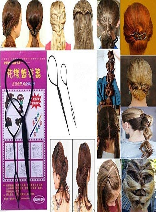 STYLAZO Girl's Juda Bun Maker Hair Accessories Tools Kit Combo -Set of 6 - Image 4