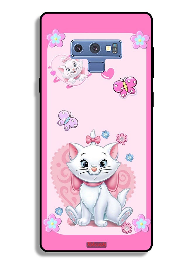 Tolwak Samsung Galaxy Note 9 Protective Case Cover Cute Lady Cat - Image 2