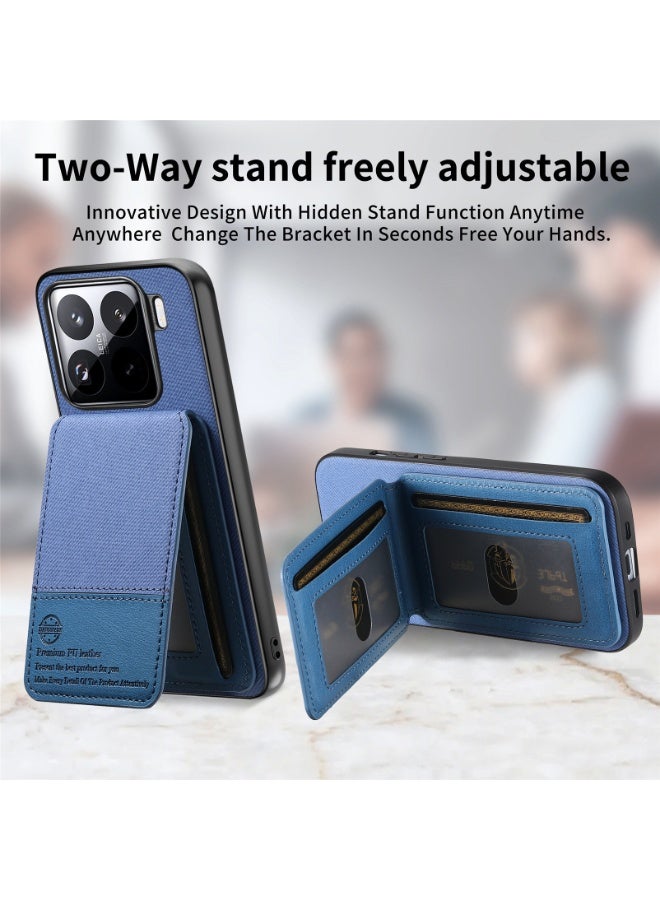 general Twill Wallet Case Compatible with Honor X7d 5G/4G, RFID Protection, Anti-shock Design and Bidirectional Support, Maximum Safety and Hands-Free Style - Image 4