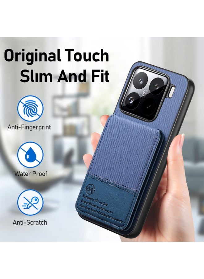 general Twill Wallet Case Compatible with Honor X7d 5G/4G, RFID Protection, Anti-shock Design and Bidirectional Support, Maximum Safety and Hands-Free Style - Image 3