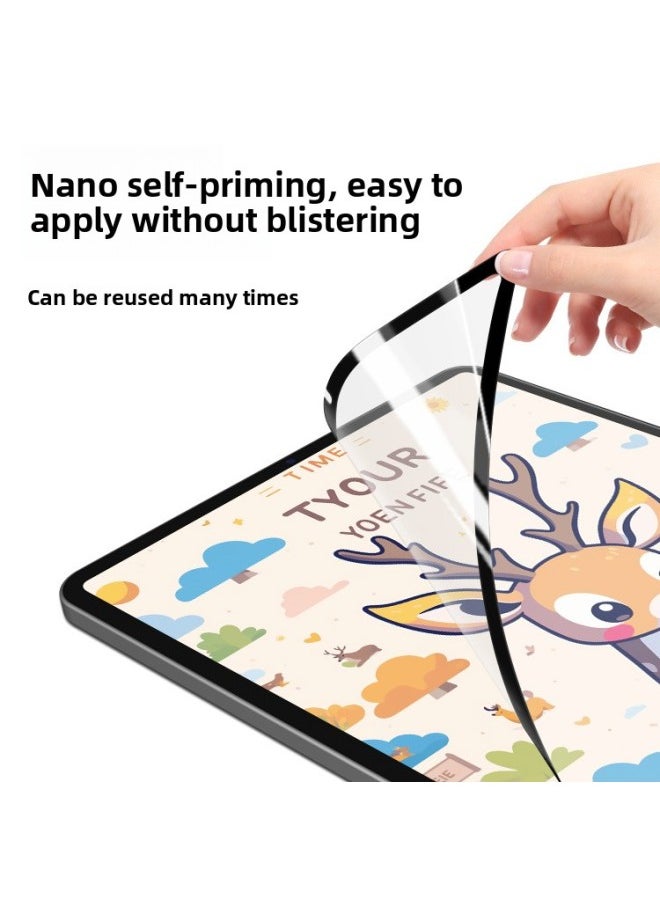 Generic For 2024 IPAD Nano Suction Cup Paper Film PRO11 Removable Frame Glue Writing Film AIR13 Protective Film-Colors:Frame Glue Suction Disc Type Paper Film [South Korea Second Generation] Can Reduce Pen Tip Wear-Dimensions:Old IPad Pro12.9 Inch (with Key Holes) 2015-2017 Edition  - Image 3