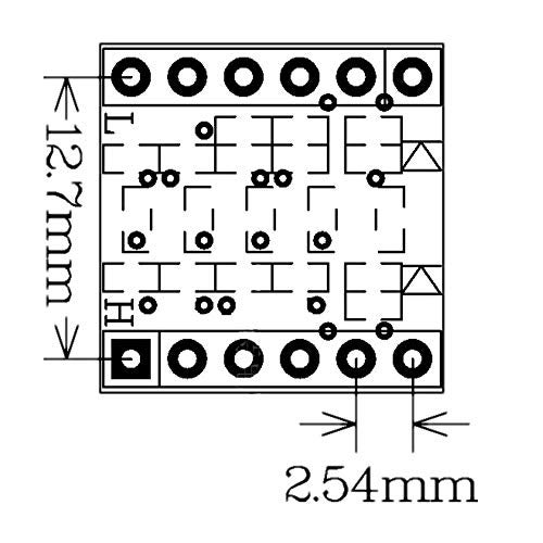KeeYees 10pcs 4 Channels IIC I2C Logic Level Converter Bi-Directional Module 3.3V to 5V Shifter for Arduino (Pack of 10) - Image 5