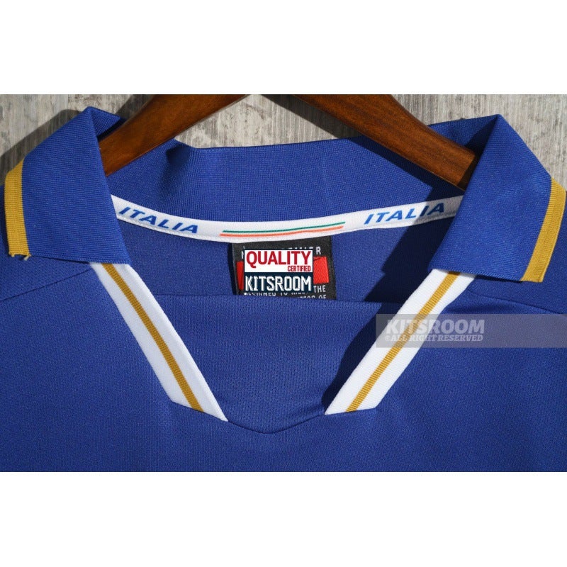 Generic Retro Soccer Jersey MALDINI Blue Replica The jersey does not have a printed number 