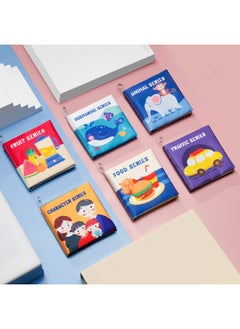 Generic Baby Bilingual Cloth Book Baby Tear Not To Rip Early Education Three-dimensional Cloth Book 0-1 Years Old Can Bite Toys Educational Paper Book-Color:Animal Cognition Cloth Book English Version  - Image 3