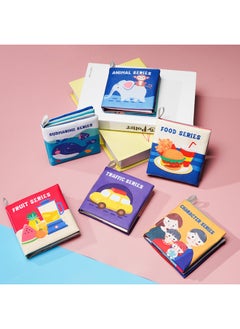 Generic Baby Bilingual Cloth Book Baby Tear Not To Rip Early Education Three-dimensional Cloth Book 0-1 Years Old Can Bite Toys Educational Paper Book-Color:Animal Cognition Cloth Book English Version  - Image 2