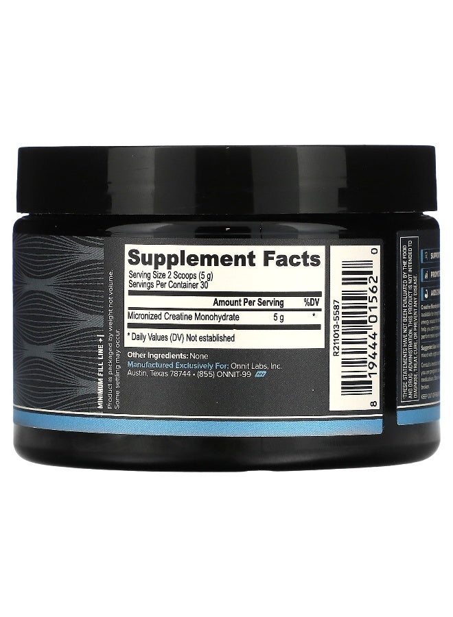 Onnit أونيت، كرياتين مونوهيدرات، 5.29 أونصة (150 جرام) - Image 2