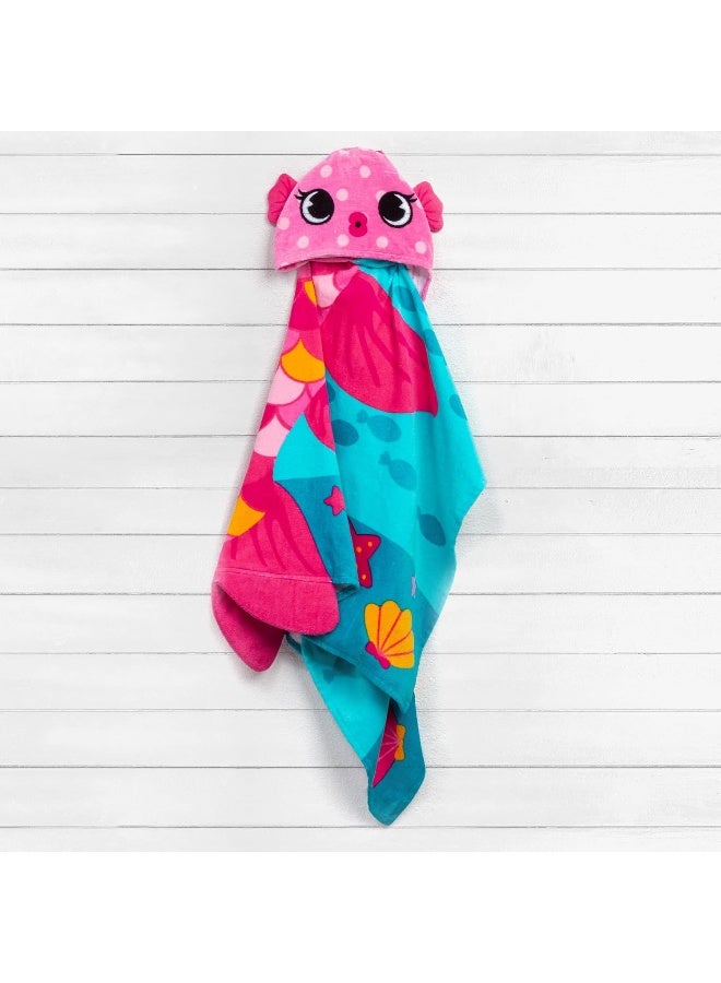 Stephen Joseph Hooded Towel, Pink, One size - Image 4