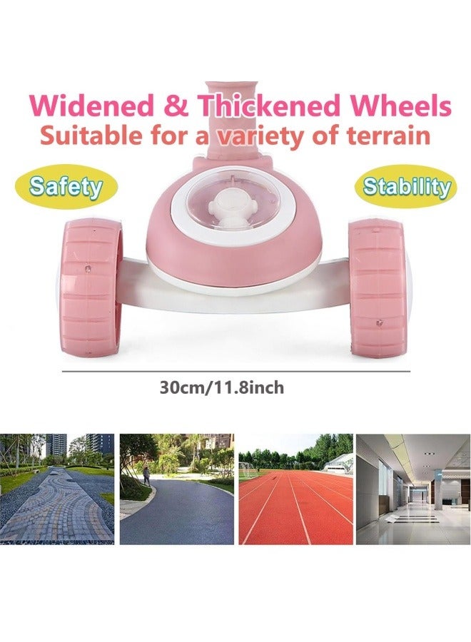 GGEROU Kids Kick Scooter, LED Lighted Wheels, 3 Adjustable Height Handlebars, Lean-to-Steer, Anti-Slip Deck, 3 Wheels, for Ages 2-8 Years, up to 45 kg - Image 4