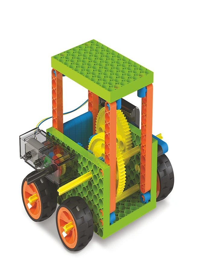 Mechanix DIY Stem and Steam Education Plastic Engineering Construction Sets for Boys & Girls (Gear Box) - Kids - Image 1