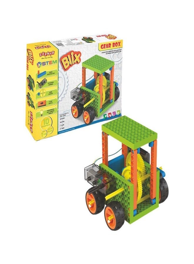 Mechanix DIY Stem and Steam Education Plastic Engineering Construction Sets for Boys & Girls (Gear Box) - Kids - Image 2