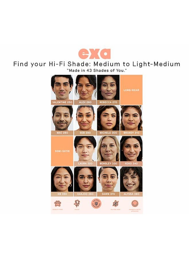 EXA Beauty - Natural High Fidelity Foundation | Clean, Vegan, Cruelty-Free Makeup (Nya 140)  - Image 4