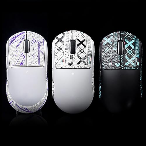 Hokeyio Anti-Slip Grip Tape for Logitech G Pro X Superlight 1 & 2 | Pre-Cut Leather Mouse Skins | Sweat-Absorbent & Easy Installation Black 0.5mm - Image 2