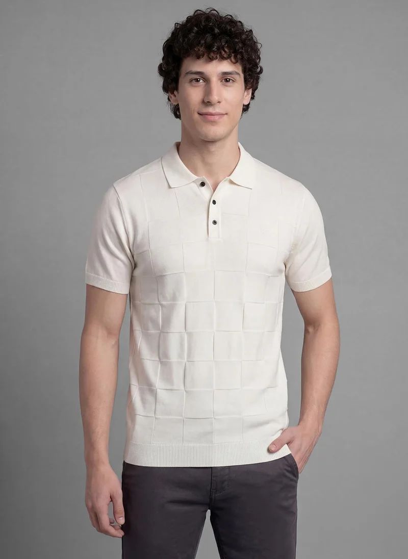 Being Human Men Polo Collar Pure Cotton T-shirt