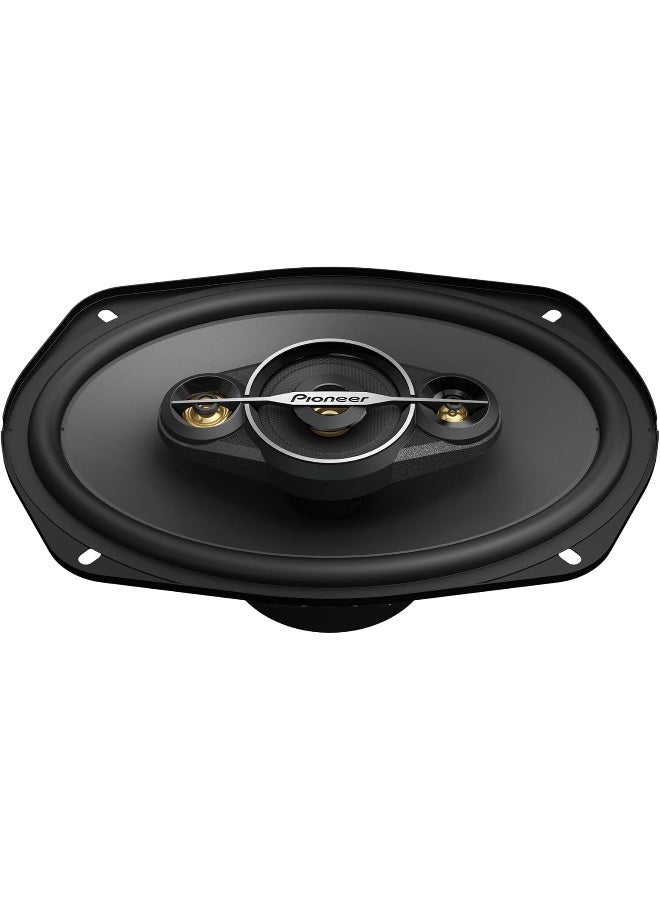 Pioneer مكبر صوت Pioneer TS-A6968S 450 واط بحد أقصى/90 واط RMS رباعي الاتجاهات، بطول 9 بوصات × ارتفاع 6 بوصات، أسود - Image 3