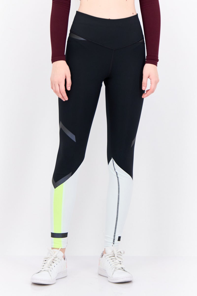 Brooks Women Sportswear Fit Plain Training Tight, Black Combo - Image 1