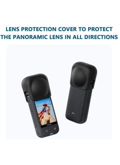 KASTWAVE Silicone Lens Cover Protector Guards Replacement Dust-Proof Lens Protective Cap for Insta360 X3 Action Camera Accessories  - Image 5