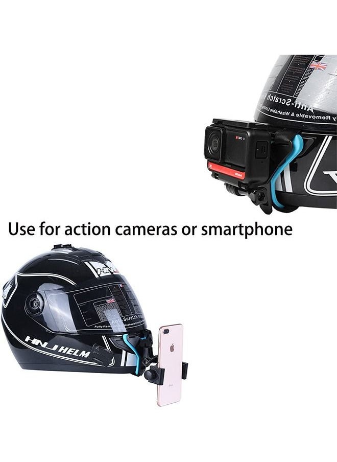 Sharpdo Helmet Chin Mount for Mobile Phone and GoPro, Black  - Image 2