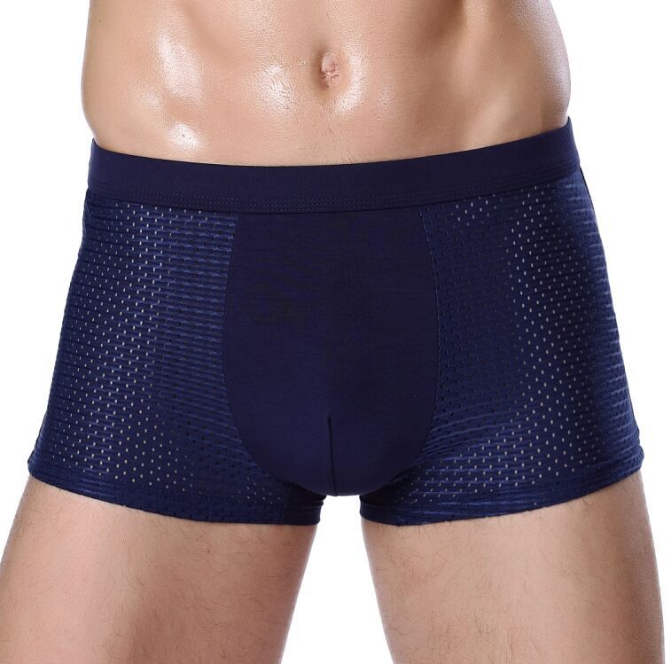 Men'S Underwear Mesh U Convex Breathable Hole Men'S Boxer Briefs Summer Selling Men'S Underwear Manufacturer Direct Sales - Image 1