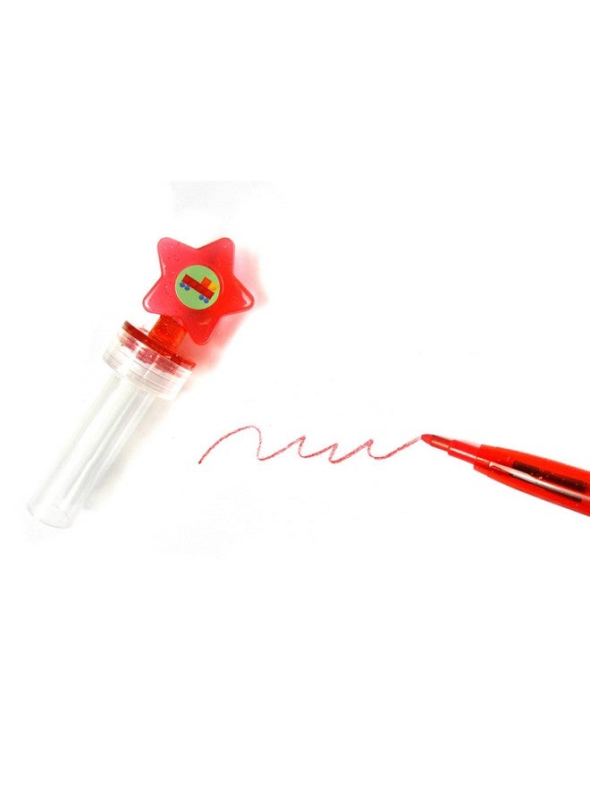 TINYMILLS 24 Pcs Color Blocks Brick 2 in 1 Stackable Stacking Crayon with Extra Stamper Topper, Kids Party Favors, Goodie Bag Stuffers, Classroom Rewards, Prizes - Image 5