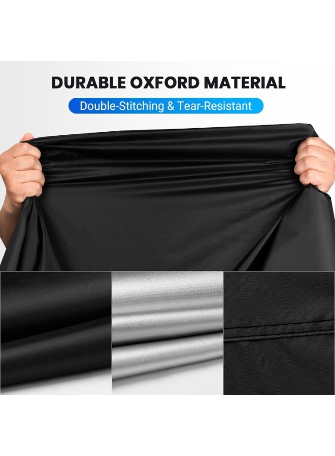 Motorcycle Cover Waterproof, Sunscreen, Dustproof, Electric Bike Full Protection Cover(Black) - Image 3