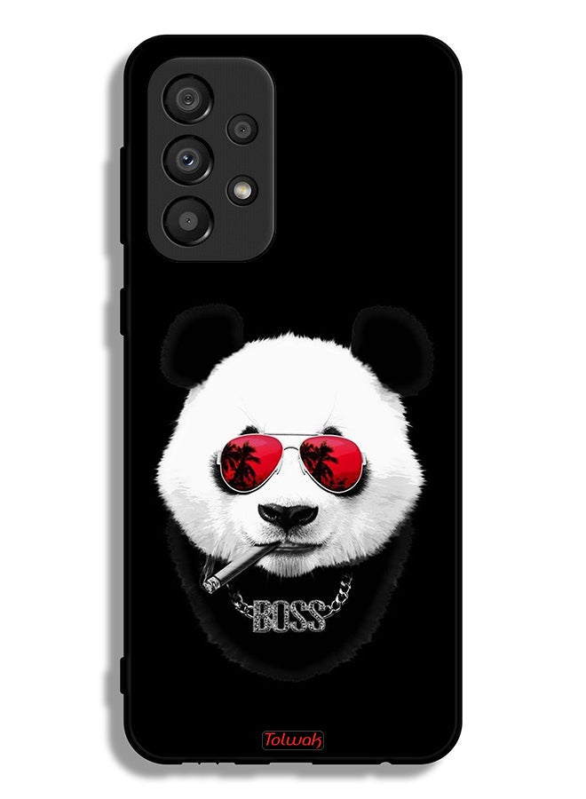 Tolwak Samsung Galaxy A33 5G Protective Case Cover Boss Panda - Image 1
