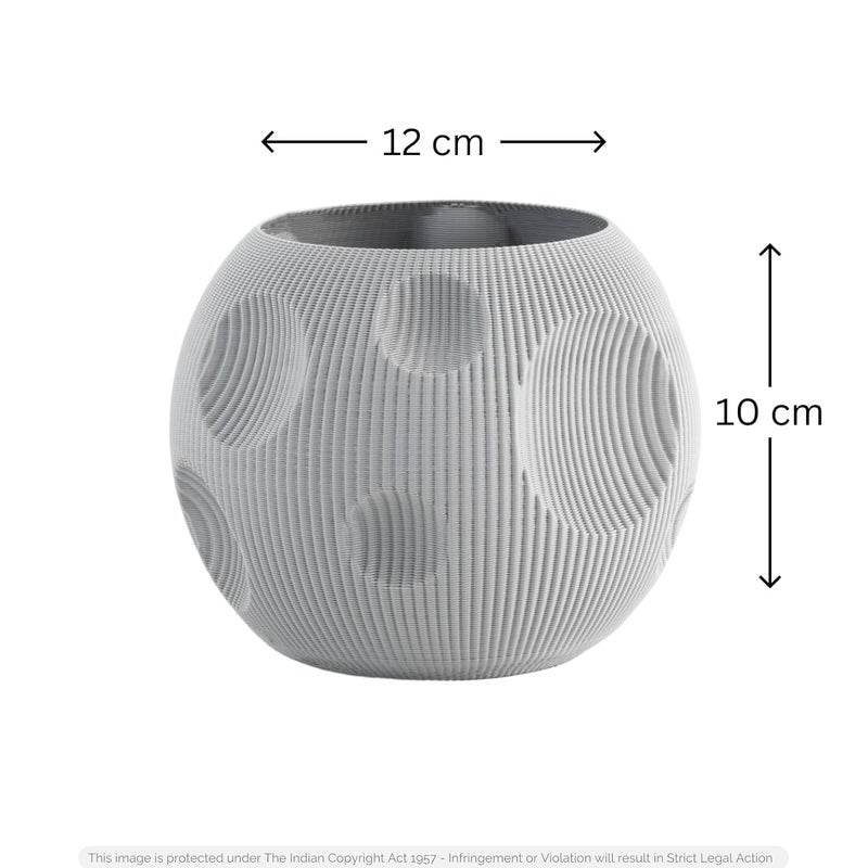 DIRHA Plastic Stylish Pen Stand & Pencil Holder For Office Table - Perfect Study & Stationery Accessory For Students- School Materials & Dressing Table Organizer | Gadget For Desk Accessories (Grey) - Image 4