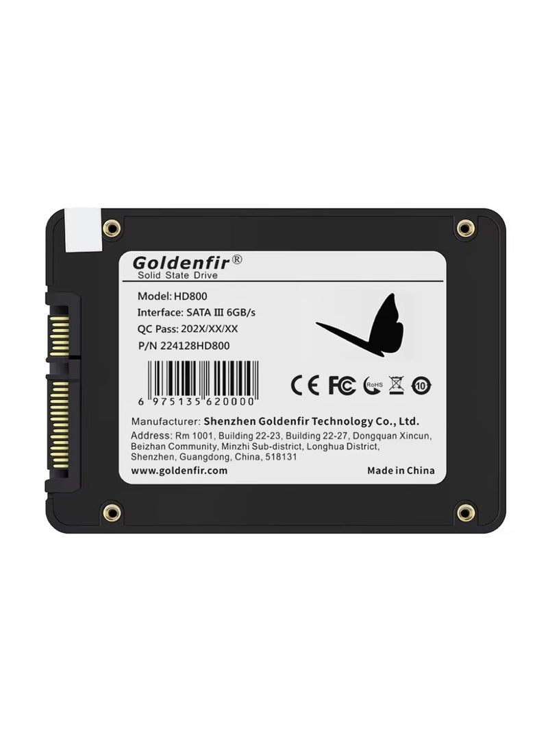 جولدنفير قرص صلب SSD سعة 1 تيرابايت من Goldenfir SATAIII مقاس 2.5 بوصة لأجهزة الكمبيوتر المحمولة  - Image 4