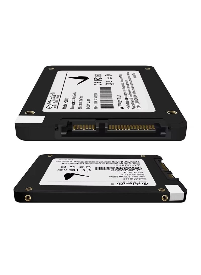 جولدنفير قرص صلب SSD سعة 1 تيرابايت من Goldenfir SATAIII مقاس 2.5 بوصة لأجهزة الكمبيوتر المحمولة  - Image 5