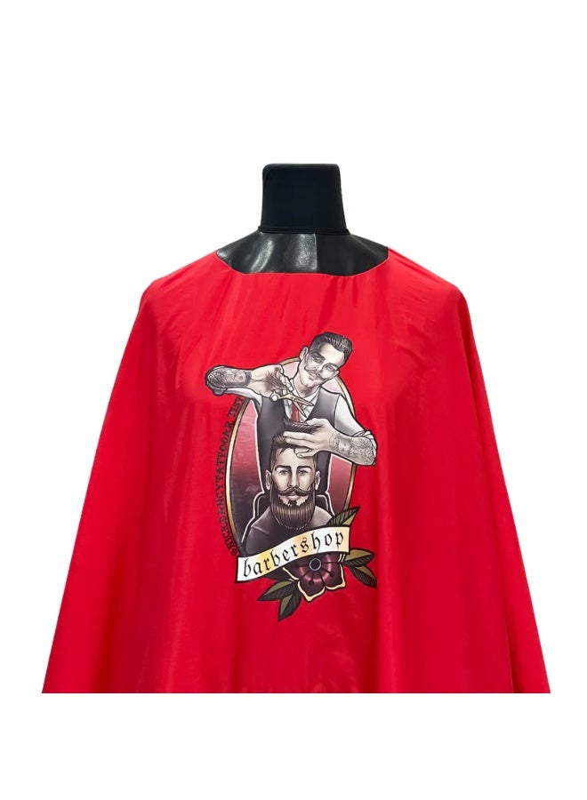 تصميم ورسم مريلة حلاقة احترافية لقص الشعر في الصالون - Image 1