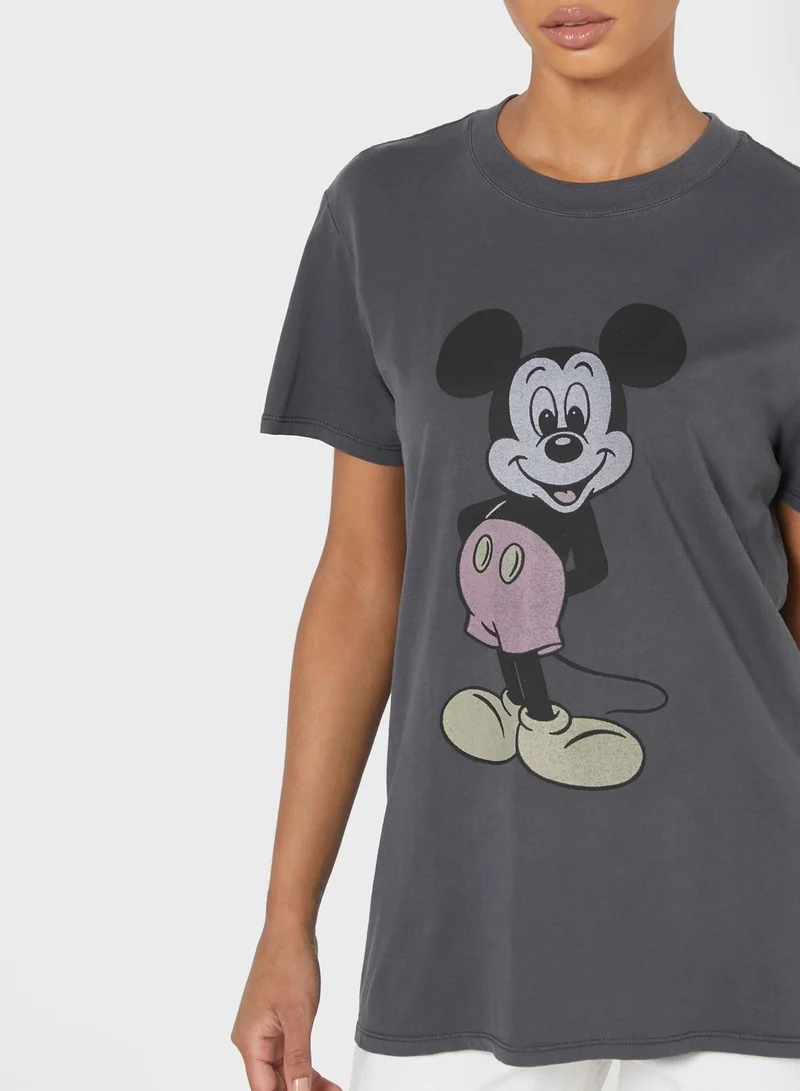 Cotton On Crew Neck Graphic T-Shirt