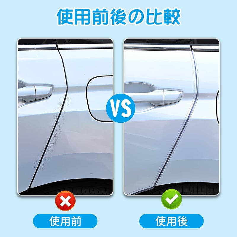 nalaina Car Door Edge Guards, 16.4 Ft (5M) Transparent Sealed Door Edge Protection, Self-Adhesive Anti-Scratch Collision Protector Trim Sticker, Protection Door EdgeBumper Strip Fit for Most Car - Image 3