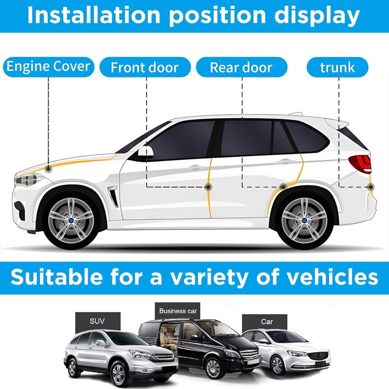 nalaina Car Door Edge Guards, 16.4 Ft (5M) Transparent Sealed Door Edge Protection, Self-Adhesive Anti-Scratch Collision Protector Trim Sticker, Protection Door EdgeBumper Strip Fit for Most Car - Image 5