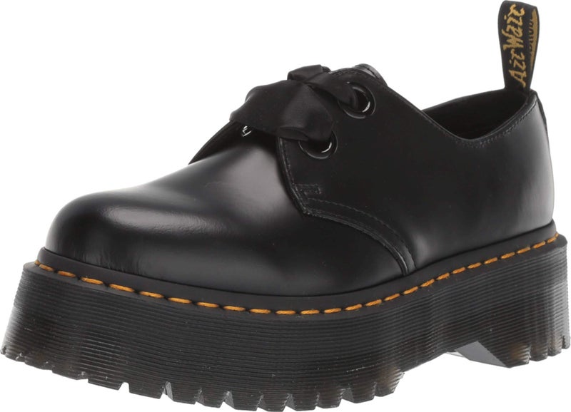 Dr Martens Dr. Martens Women's Holly Loafer Flat, Black Buttero, 6