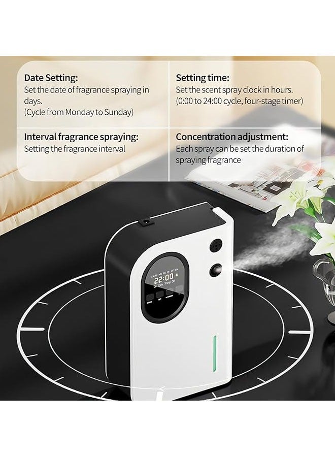 Hihonor Aroma Diffuser, Essential Oil Diffuser, Smart Scent Air Machine with Timer, 260m³ Large Area Fragrance Expansion, Air Purifier for Room, Gym, Office, Spa  - Image 4
