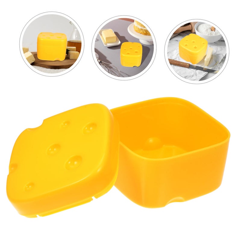 Cabilock Cheese Storage Container With Lid For Slices Refrigerator Food Preservation - Image 3