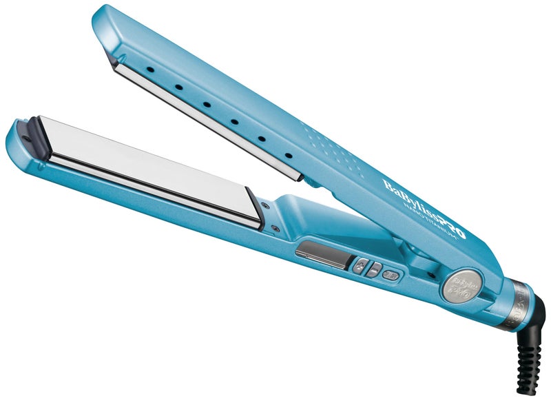 BaBylissPRO Nano Titanium Ionic Flat Iron Hair Straightener, 1/4" Hair Straightener Iron for Smooth, Shiny, Frizz- Free Hair and All Hair Types - Image 1