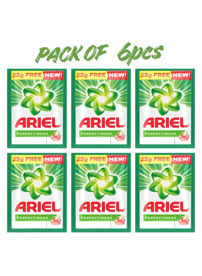 اريال مسحوق غسيل أريال 60 جم – قوة تنظيف فائقة ورائحة منعشة (Pack of 6pcs) - Image 1