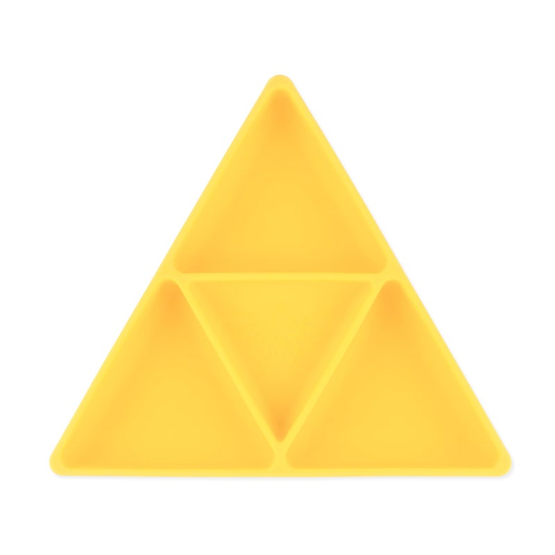 Bumkins Toddler and Baby Suction Plate, Silicone Grip Dish, Babies and Kids, Baby Led Weaning, Children Feeding Supplies, Non Skid Sticky Bottom, Platinum Silicone, Ages 6 Months Up, Nintendo Zelda - Image 1