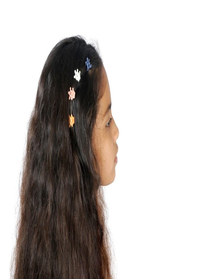 BuntyChiku دبابيس شعر صغيرة بألوان متنوعة من بونتي تشيكو، 36 قطعة، مشابك شعر صغيرة بألوان الباستيل | متعددة الألوان | 36 قطعة - Image 4